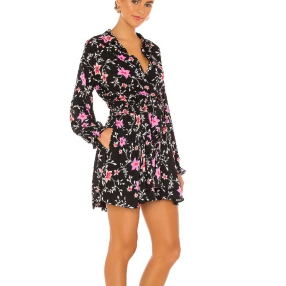 Free People Lighten Up Floral Mini Dress M NWT - Picture 14 of 14